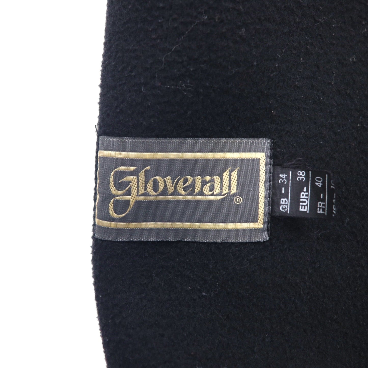 Gloverall イングランド製 メルトン ダッフルコート M ブラック ウール トグルボタン