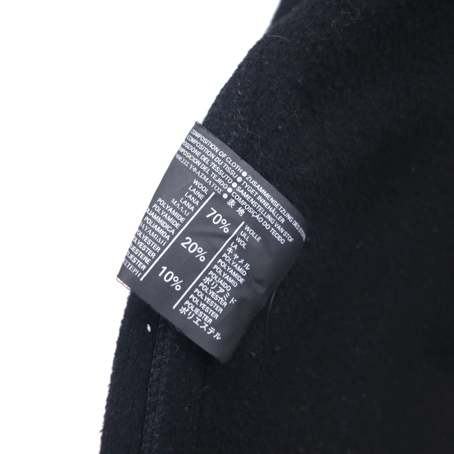 Gloverall イングランド製 メルトン ダッフルコート M ブラック ウール トグルボタン