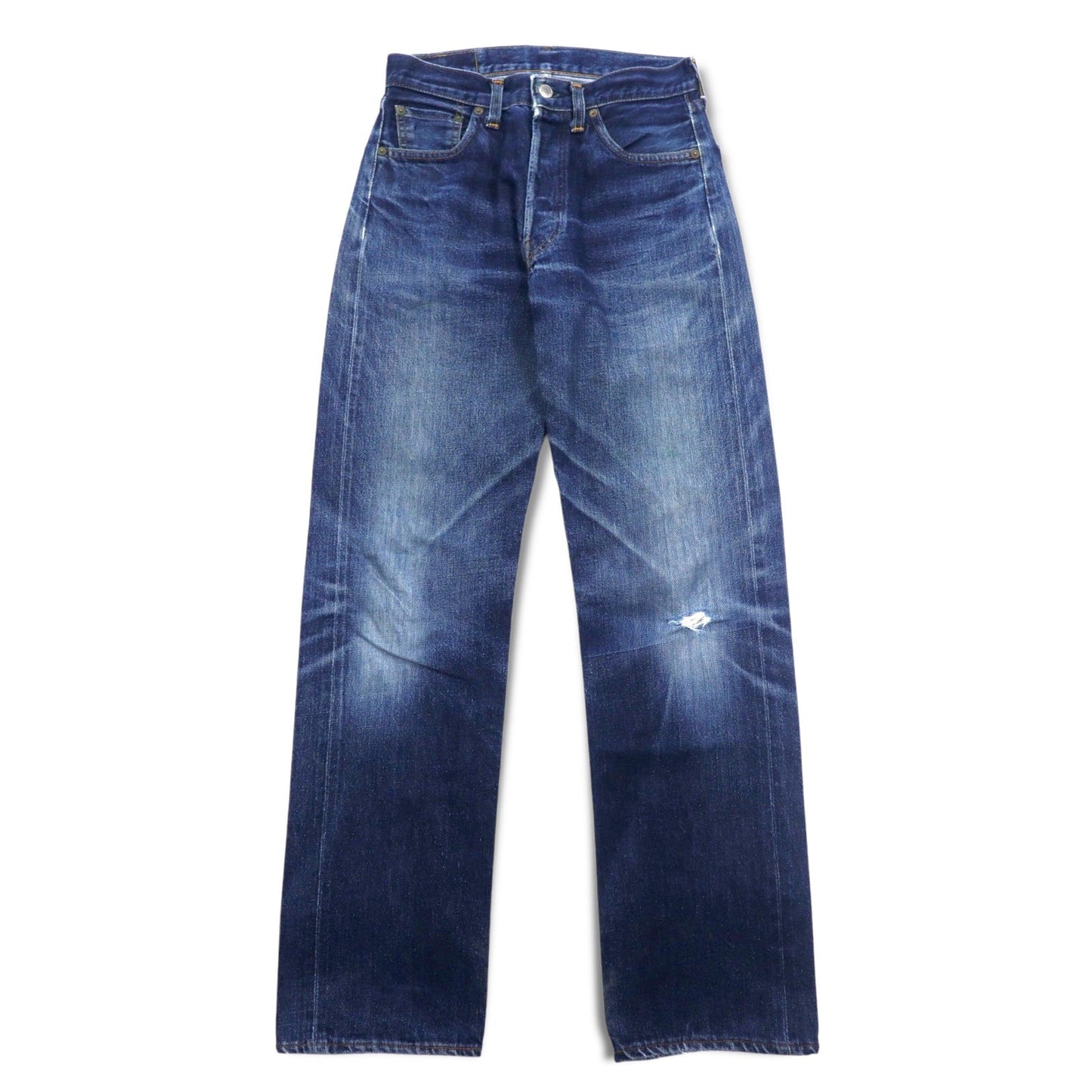 Levi's 90年代 USA製 バレンシア工場 501XX ビッグE セルビッヂ デニムパンツ S インディゴ ブルー ボタン裏555