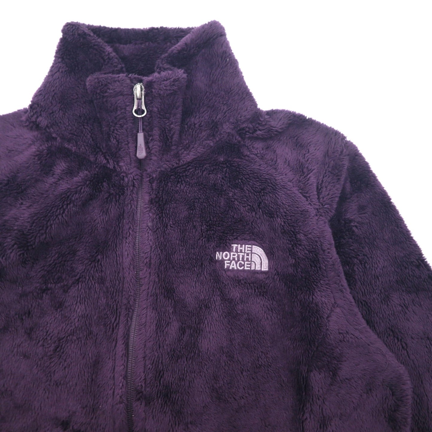THE NORTH FACE フルジップ フリースジャケット S パープル ポリエステル ロゴ 刺繍 Osito 2 Jacket NF00C782