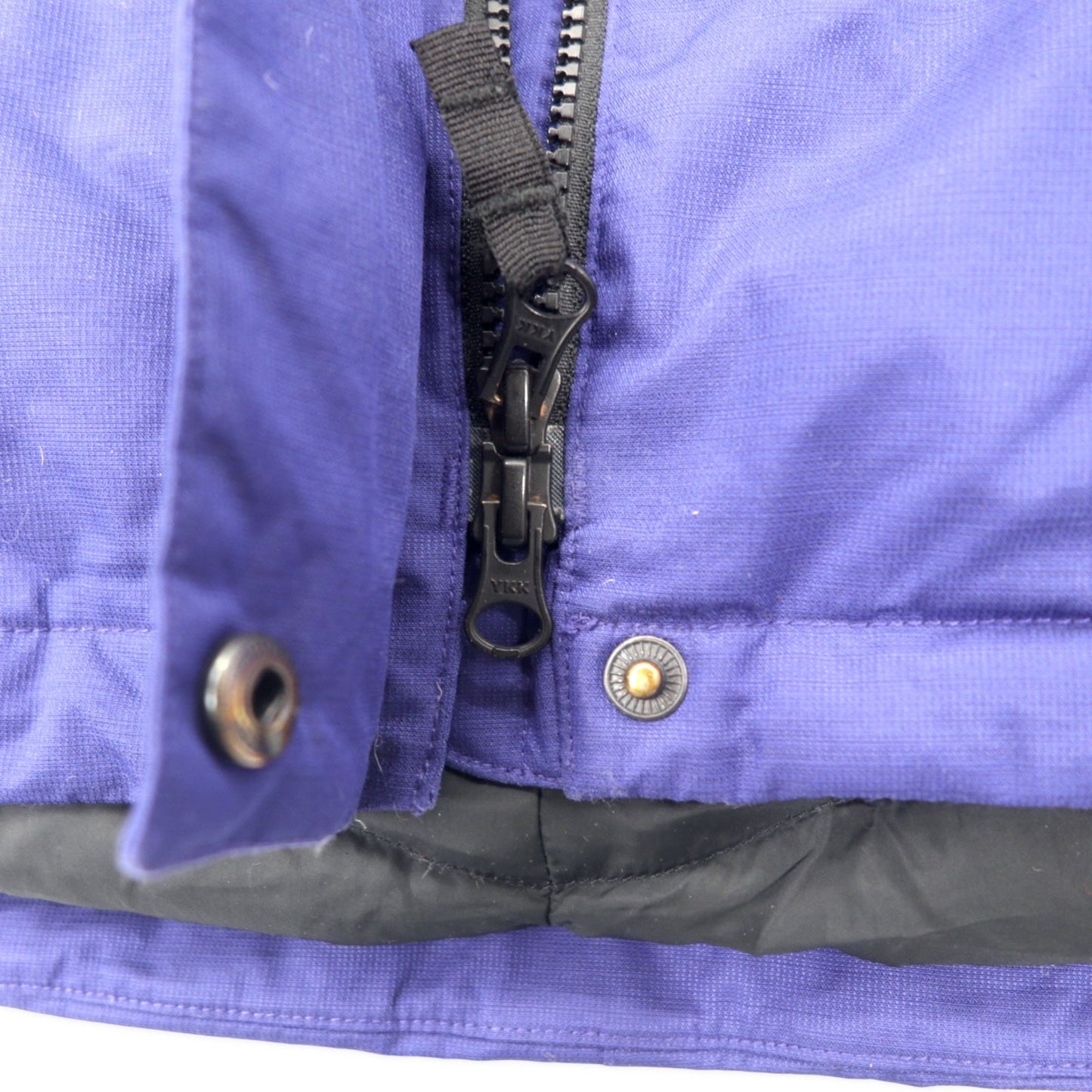 Eddie Bauer ウェザーエッジ ダウンパーカー ダウンコート L ネイビー ポリエステル ファー着脱式 WEATHER EDGE