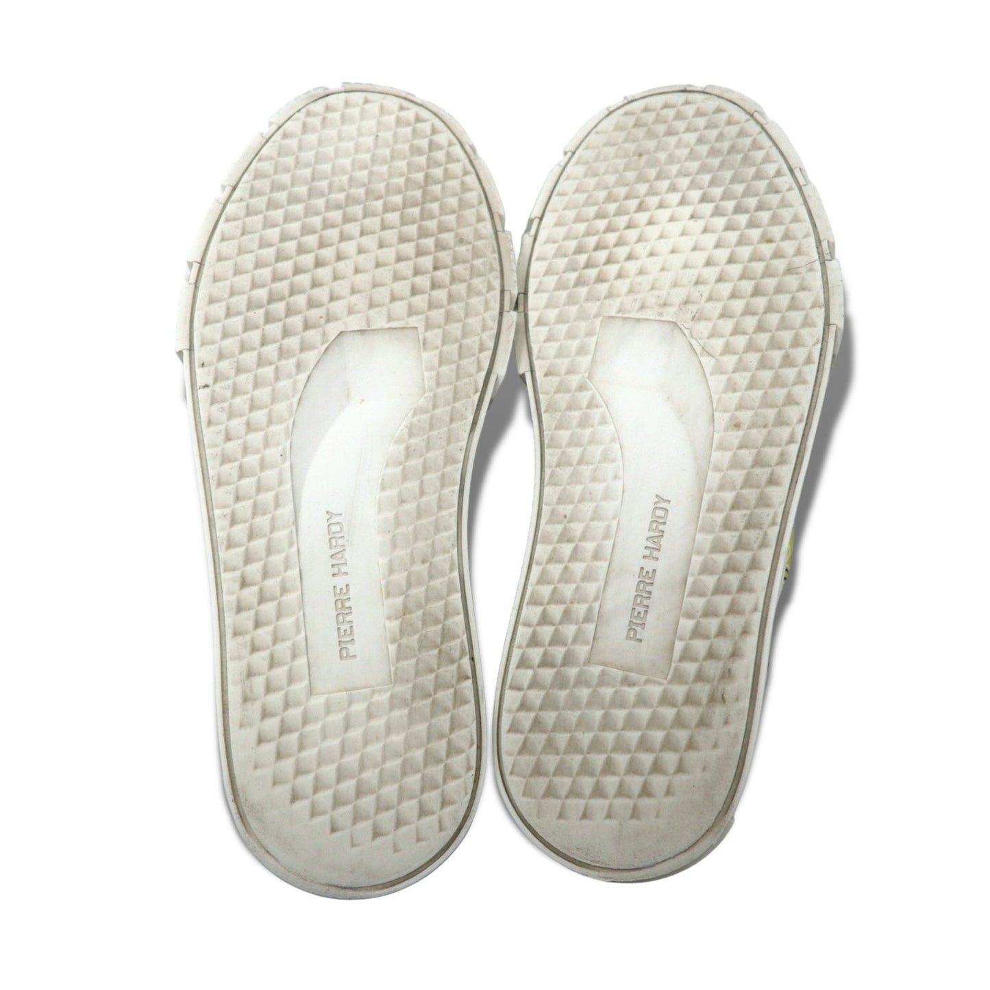 PIERRE HARDY オリースニーカー 23cm イエロー グレー バンダナ柄 レザー GREY-YELLOW BANDANA ポルトガル製