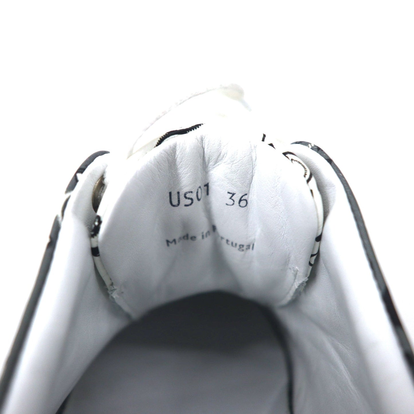 PIERRE HARDY オリースニーカー 23cm イエロー グレー バンダナ柄 レザー GREY-YELLOW BANDANA ポルトガル製