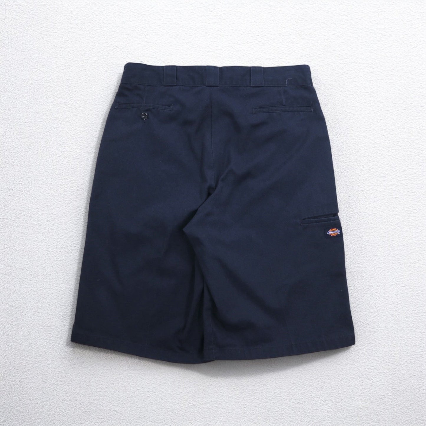 Dickies ハーフパンツ ワーク ショートパンツ L ネイビー ポリエステル コットン ホンジュラス製