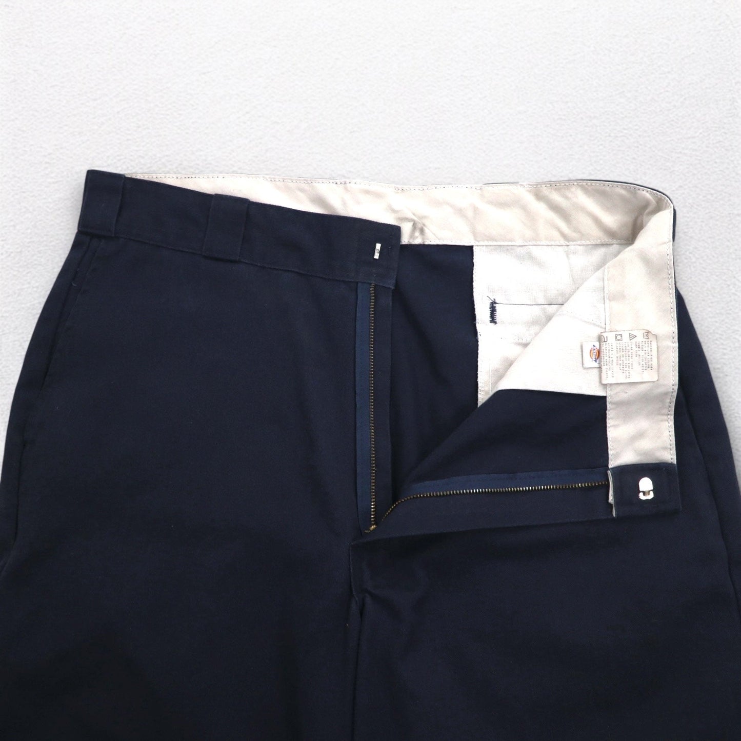 Dickies ハーフパンツ ワーク ショートパンツ L ネイビー ポリエステル コットン ホンジュラス製
