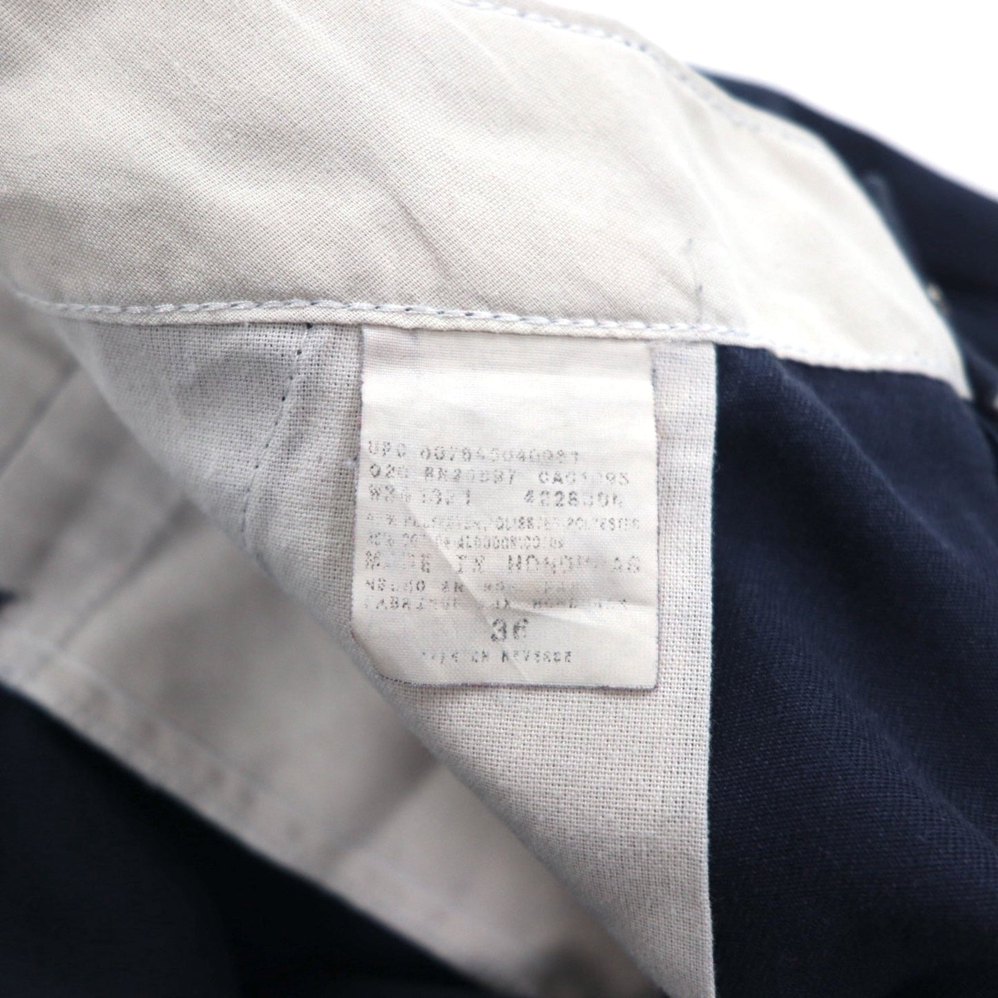 Dickies ハーフパンツ ワーク ショートパンツ L ネイビー ポリエステル コットン ホンジュラス製