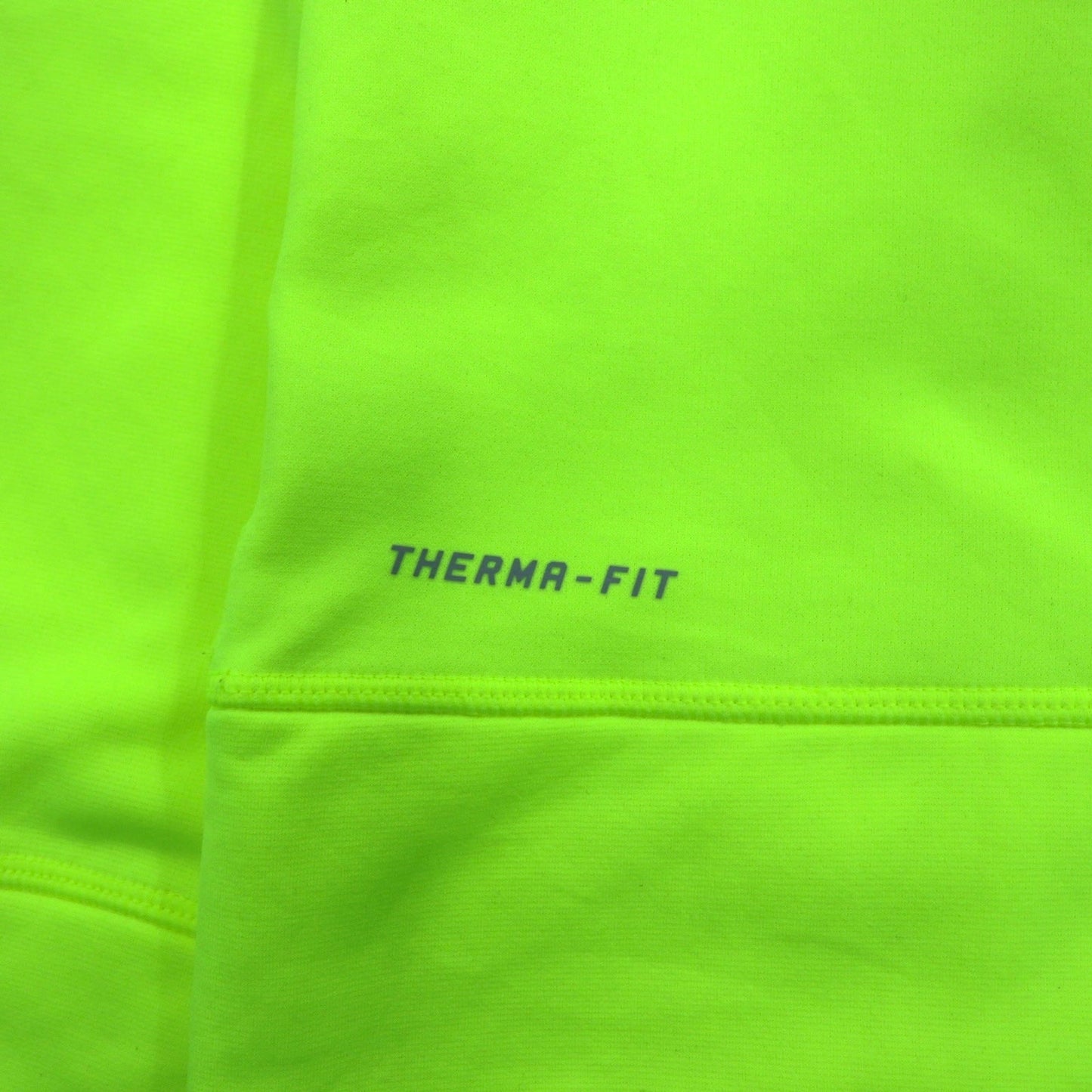 NIKE プルオーバー THERMA-FIT サーマフィット パーカー L イエロー サムホール フロントポケット 548804-703