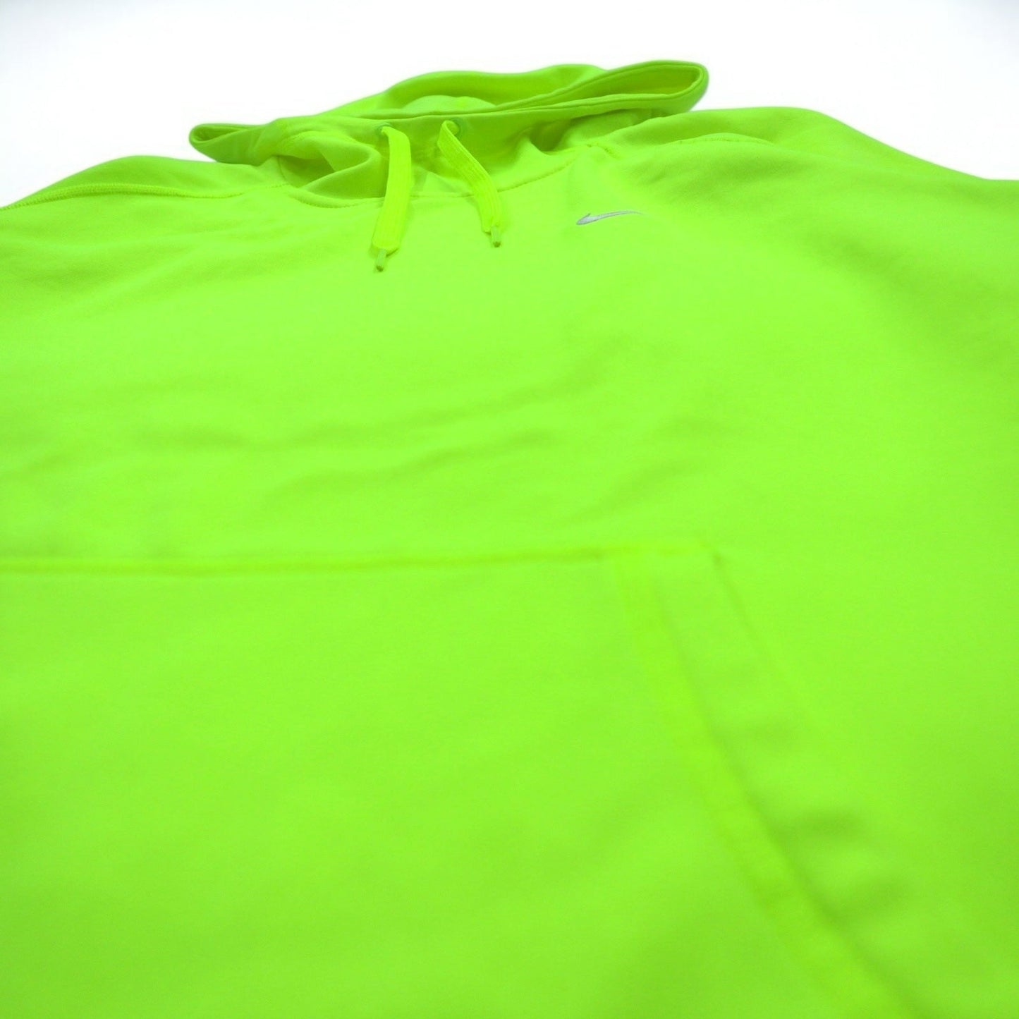 NIKE プルオーバー THERMA-FIT サーマフィット パーカー L イエロー サムホール フロントポケット 548804-703