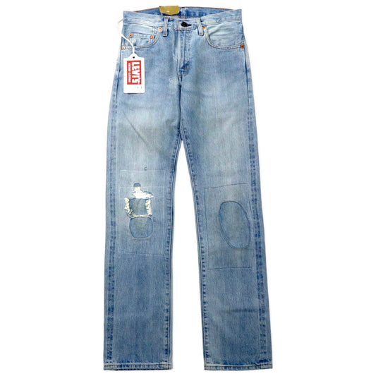 LVC ( LEVI'S VINTAGE CLOTHING ) 1967年復刻 505 デニムパンツ 28 ブルー ビッグE リペア加工 セルビッヂ TRESTLES トルコ製 未使用品