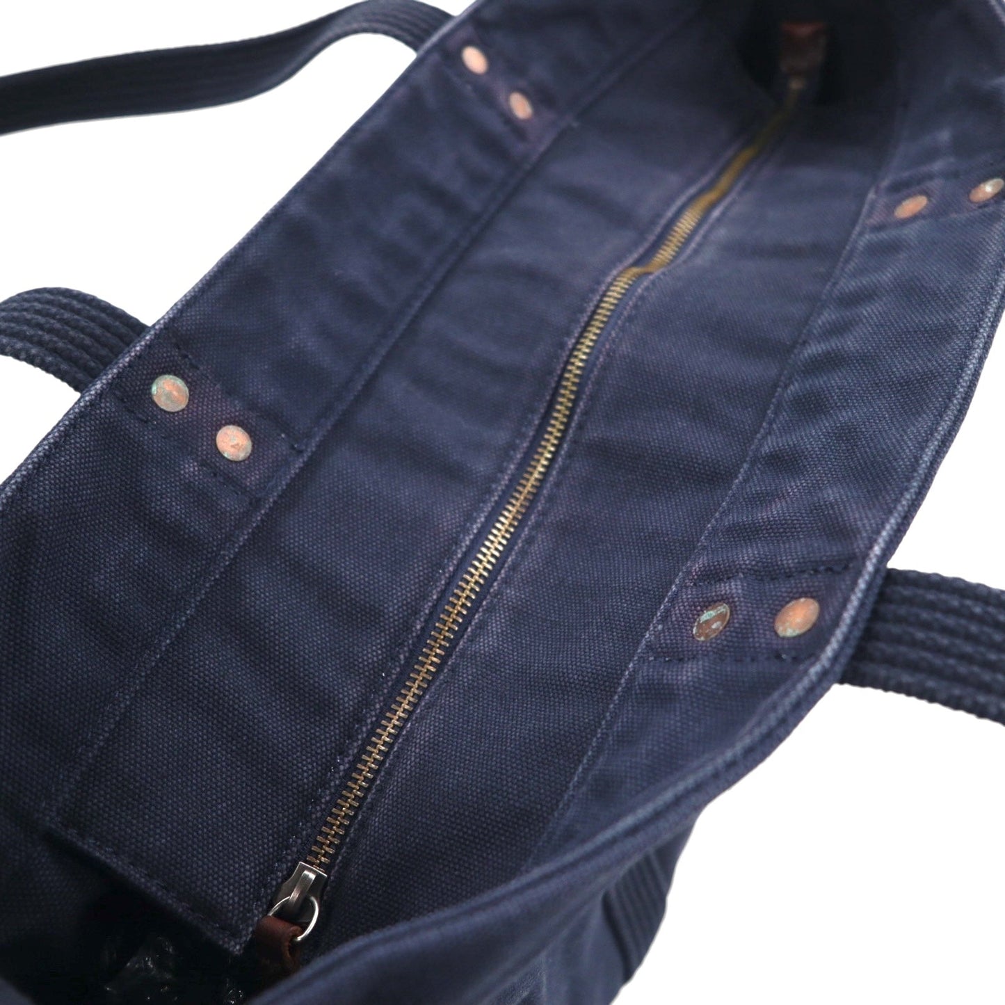 POLO RALPH LAUREN ビッグポニー キャンバス トートバッグ ネイビー ウォッシュ加工