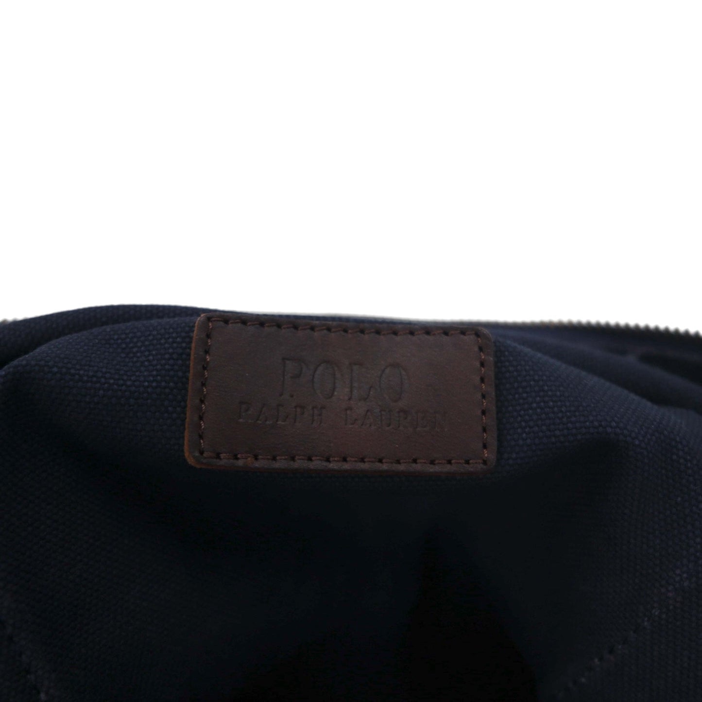 POLO RALPH LAUREN ビッグポニー キャンバス トートバッグ ネイビー ウォッシュ加工