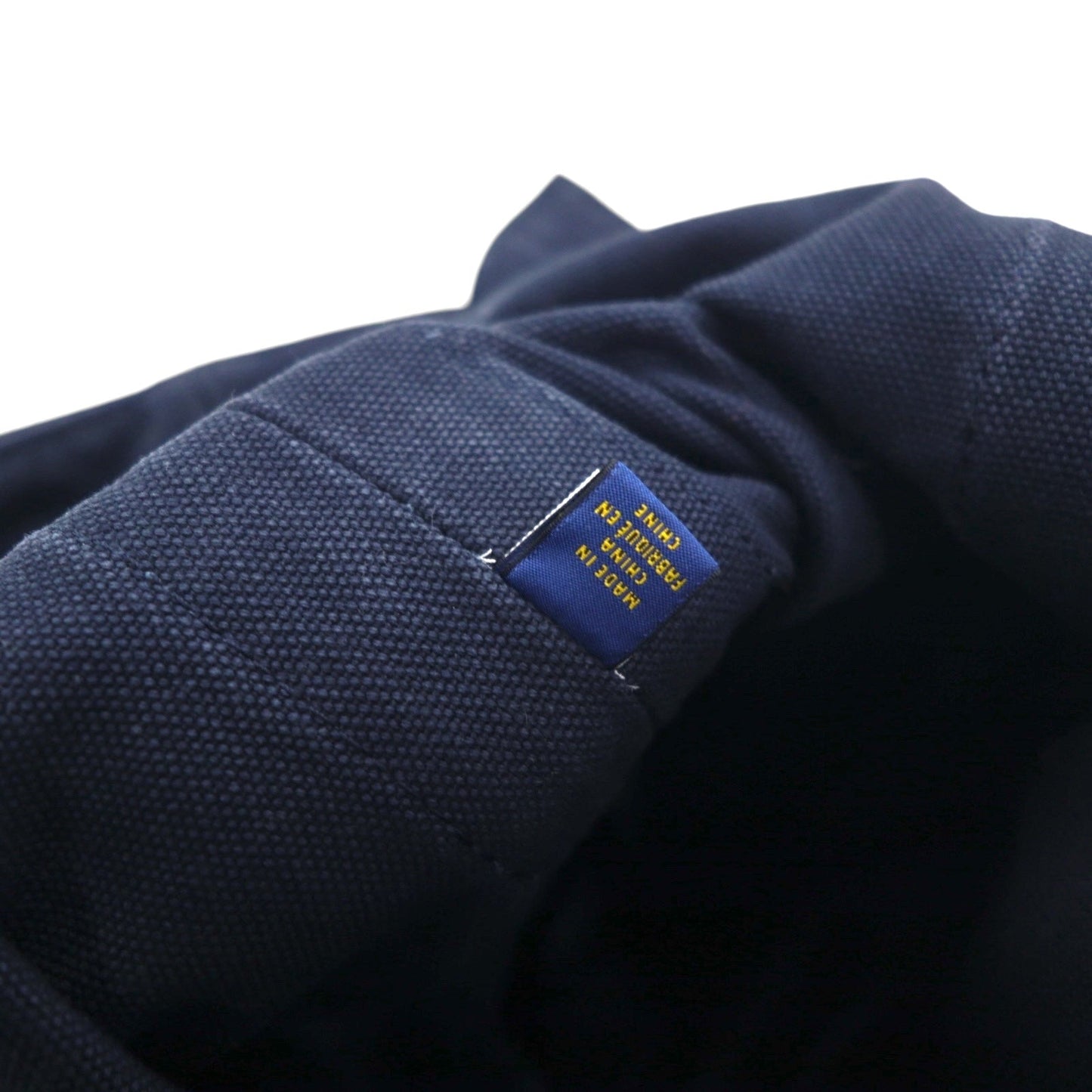 POLO RALPH LAUREN ビッグポニー キャンバス トートバッグ ネイビー ウォッシュ加工