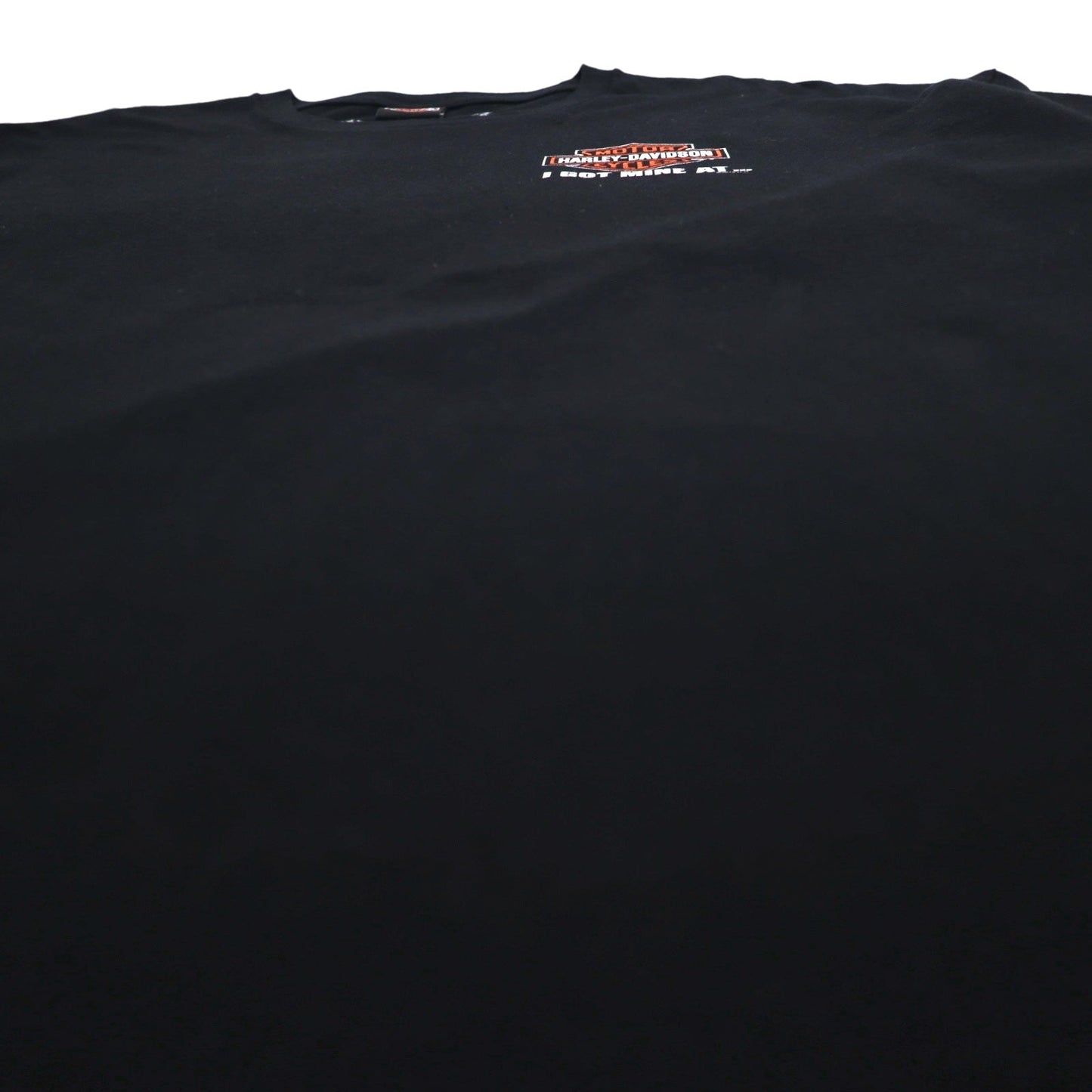 HARLEY DAVIDSON スカル バックプリント Tシャツ 3XL ブラック コットン BLACK JACK ニカラグア製