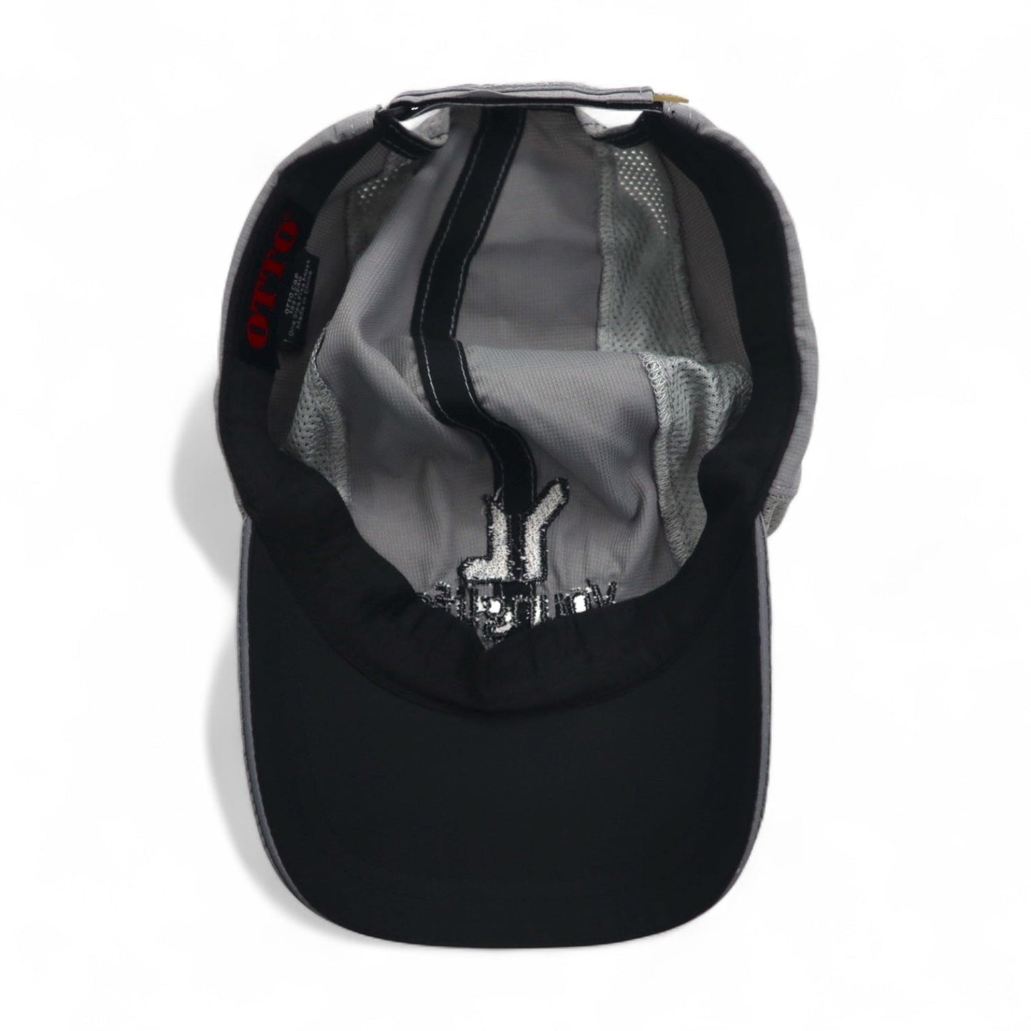 OTTO PERFORMANCE ドライテック ランニングキャップ FREE ベルト グレー ストレッチ メッシュ YOUNG LIFE 未使用品