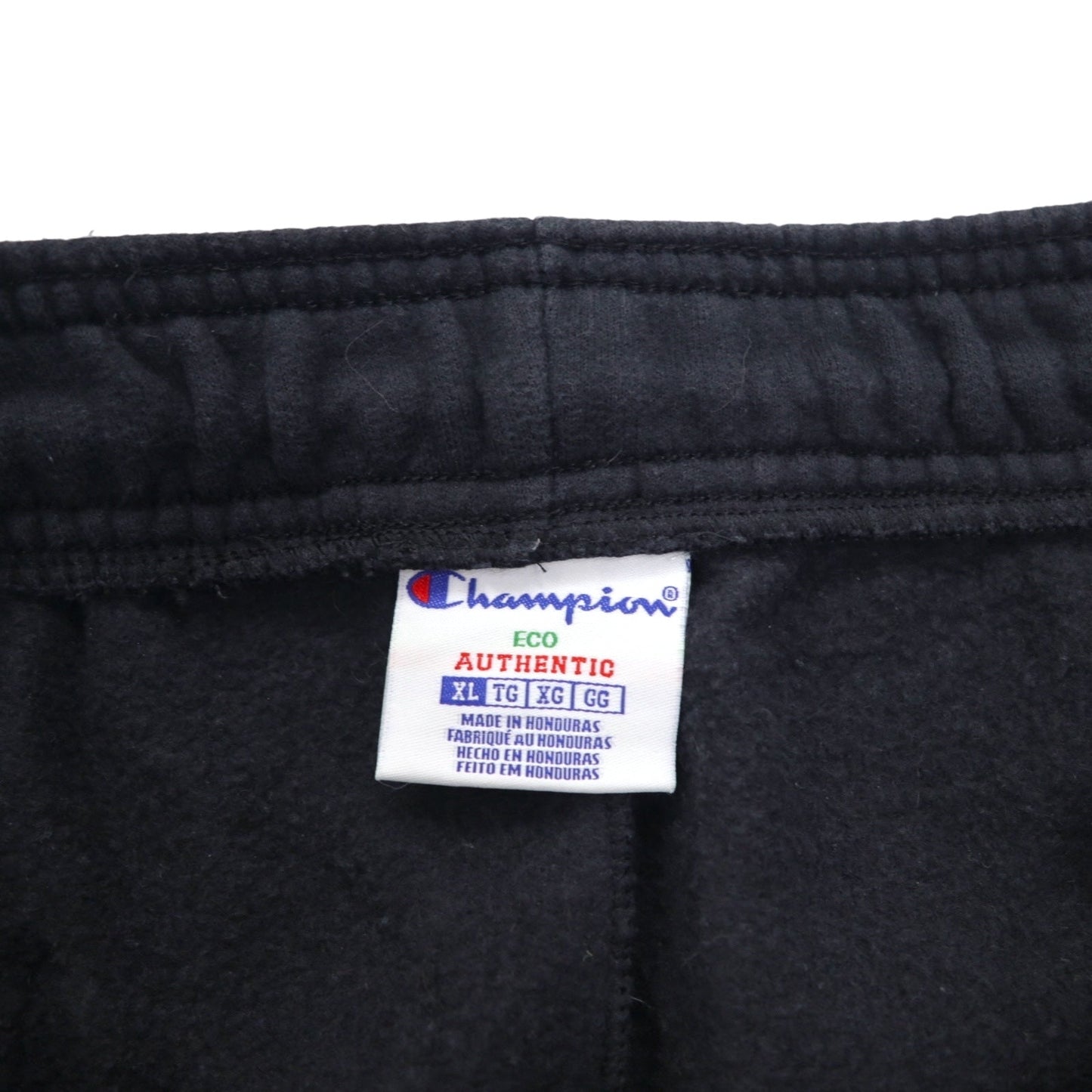 Champion ワイド スウェットパンツ XL ブラック コットン ポリエステル ホンジュラス製