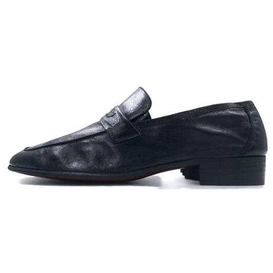 Vintage 70s Italy Made Leather Loafers MELLEY-MB 70年代 スリッポン ローファー 27cm ソフトレザー
