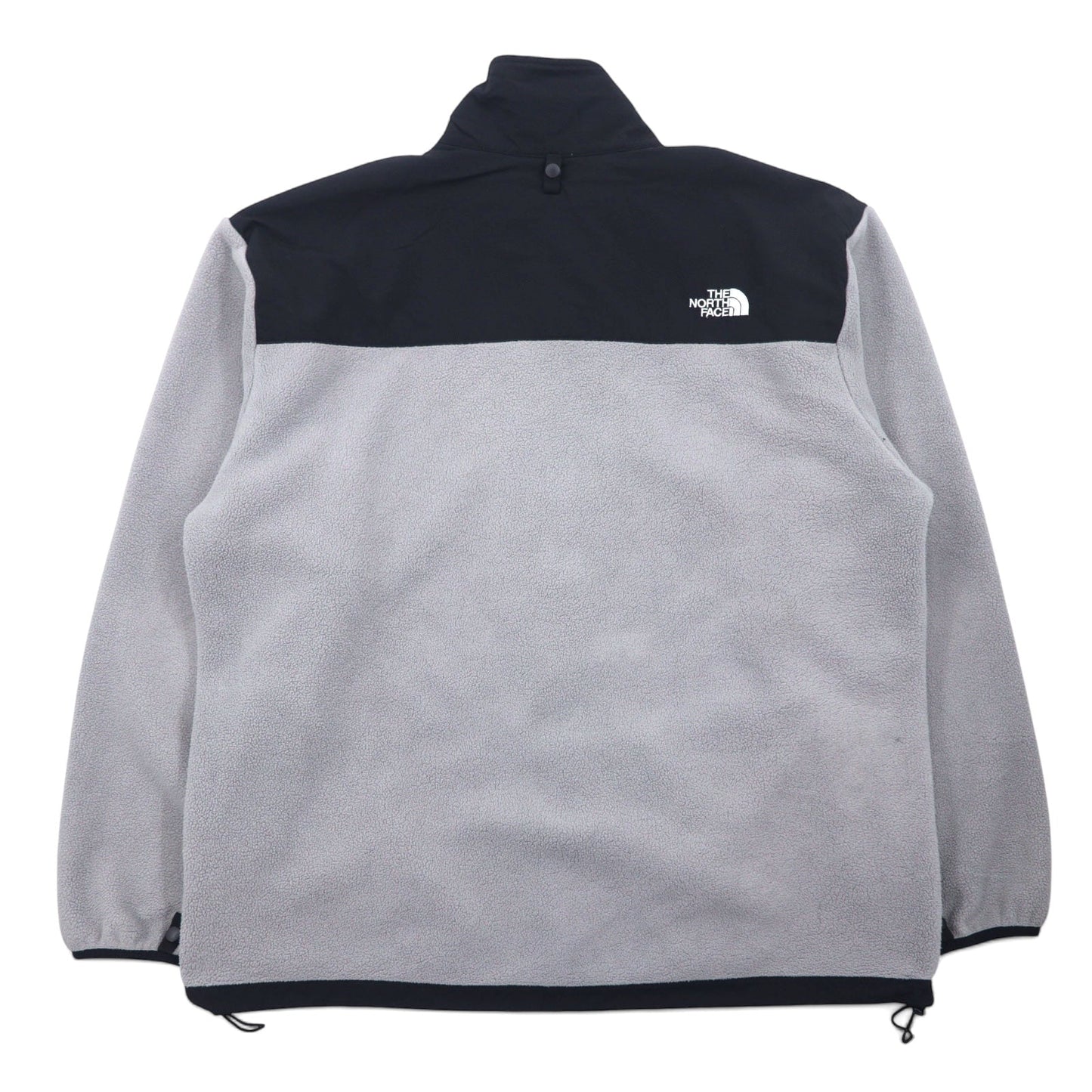 THE NORTH FACE デナリジャケット フリージャケット XL グレー ポリエステル ロゴ刺繍
