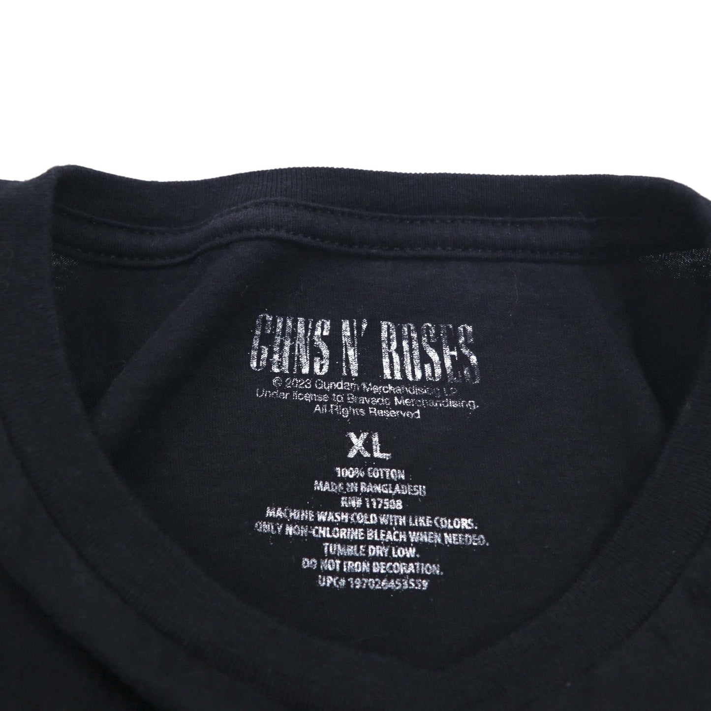GUNS N' ROSES ガンズアンドローゼズ ロック バンド Tシャツ バンT XL ブラック コットン