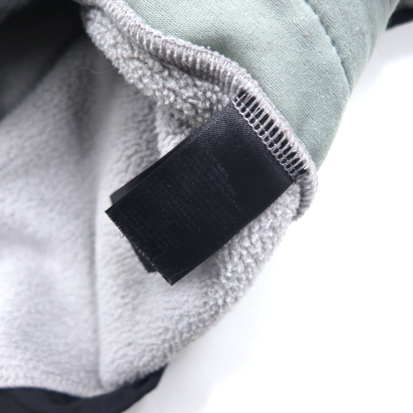 THE NORTH FACE デナリジャケット フリージャケット XL グレー ポリエステル ロゴ刺繍