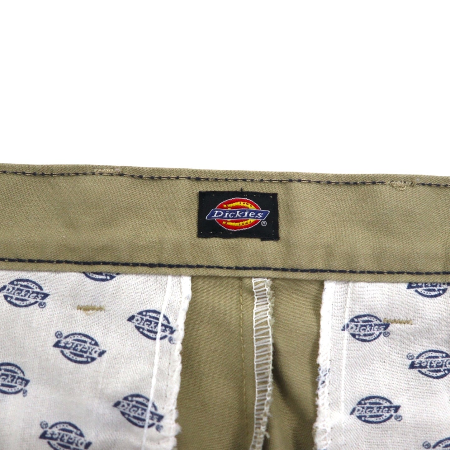Dickies ハーフパンツ ワーク ショートパンツ L ベージュ ポリエステル コットン