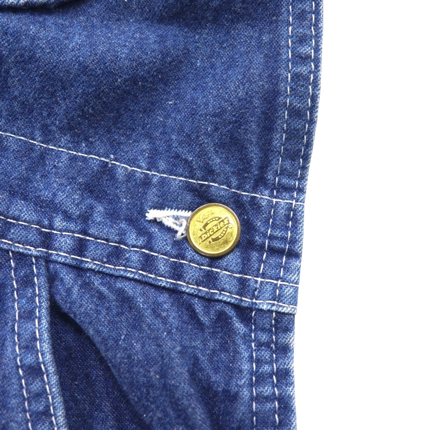 Dickies デニム オーバーオール 34 ブルー コットン
