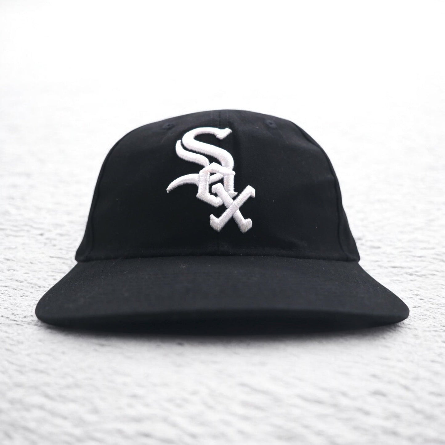 MLB ホワイトソックス ベースボールキャップ FREE マジックテープ ブラック OC SPORTS Chicago White Sox