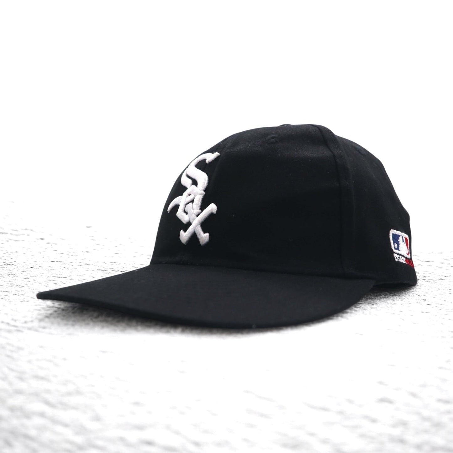 MLB ホワイトソックス ベースボールキャップ FREE マジックテープ ブラック OC SPORTS Chicago White Sox