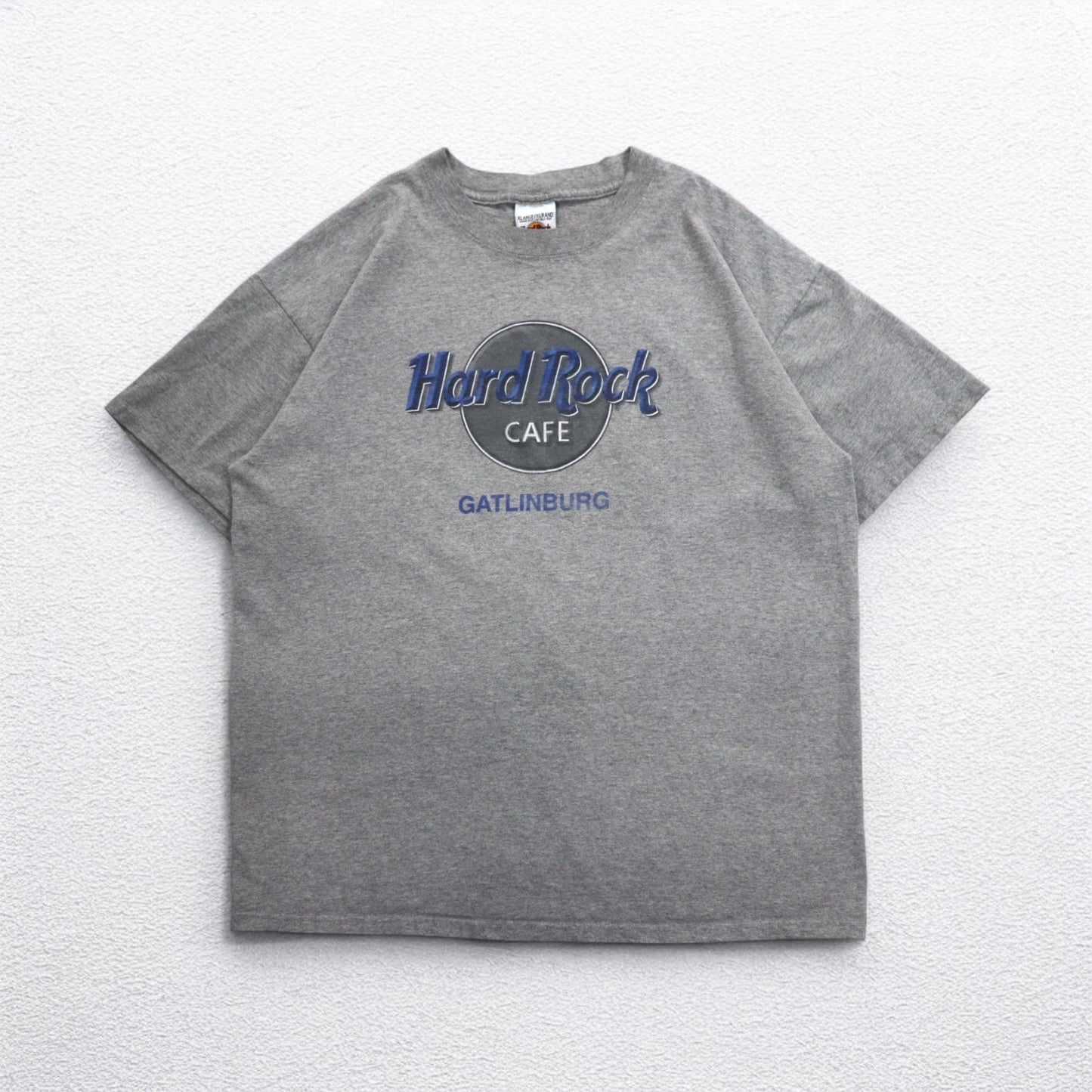Hard Rock CAFE 90年代 ロゴプリント Tシャツ XL グレー コットン GATLINBURG メキシコ製