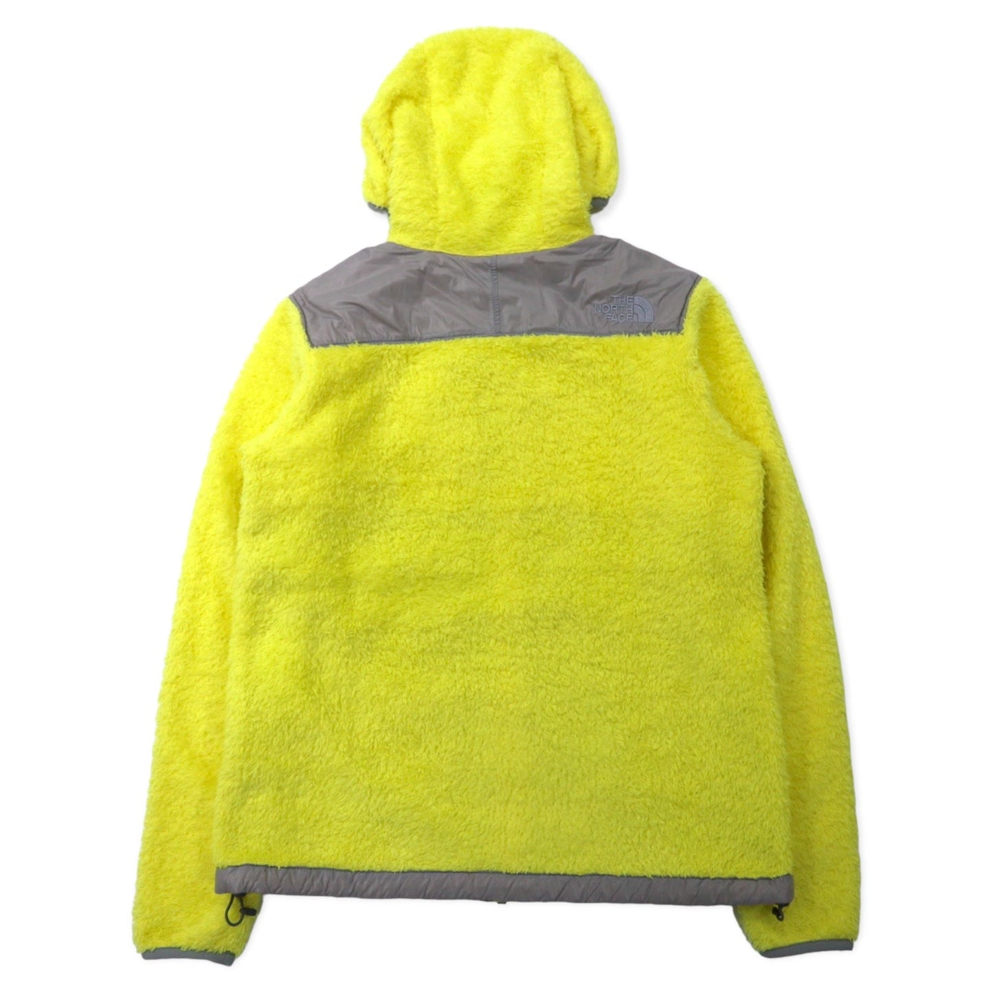 THE NORTH FACE デナリフーディー シェルパフリース M イエロー ポリエステルロゴ刺繍 NAW45003
