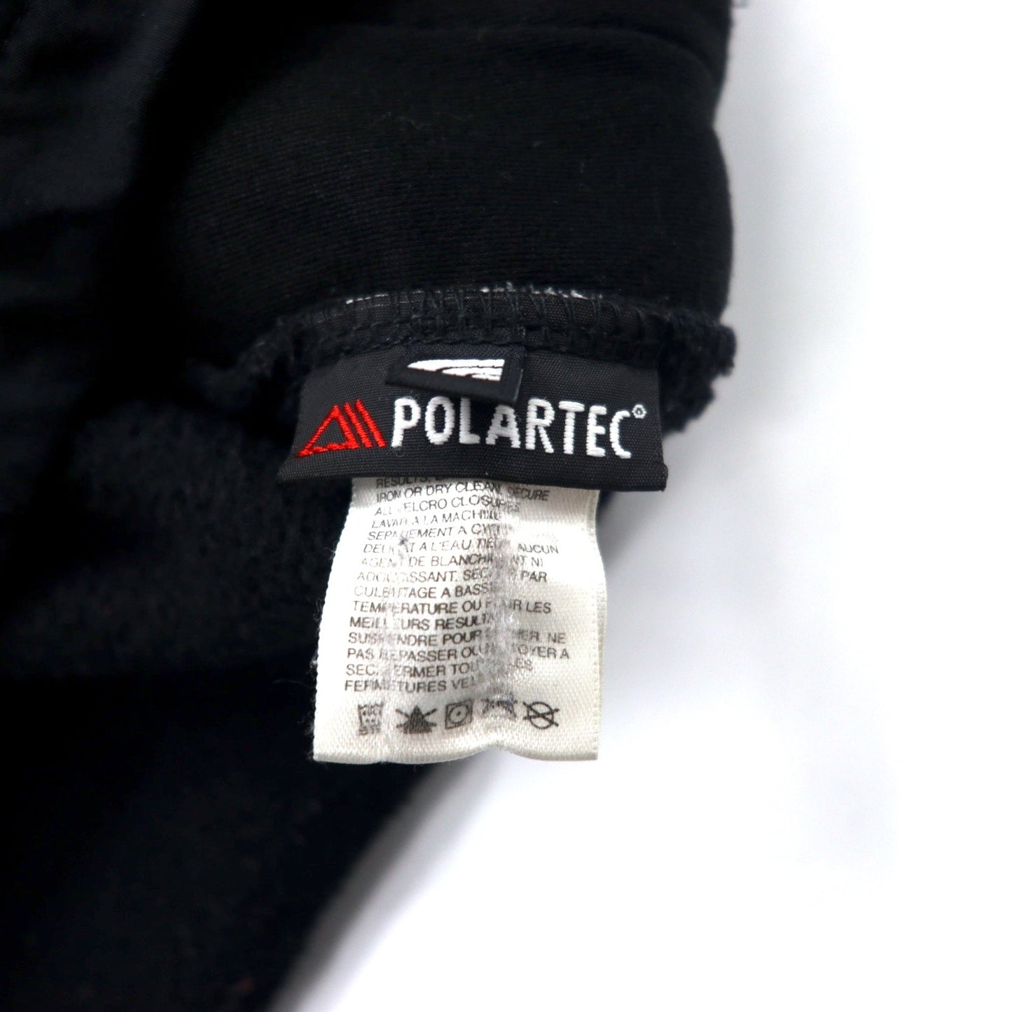 THE NORTH FACE デナリジャケット POLARTEC フリース S ブラック ポリエステルロゴ刺繍