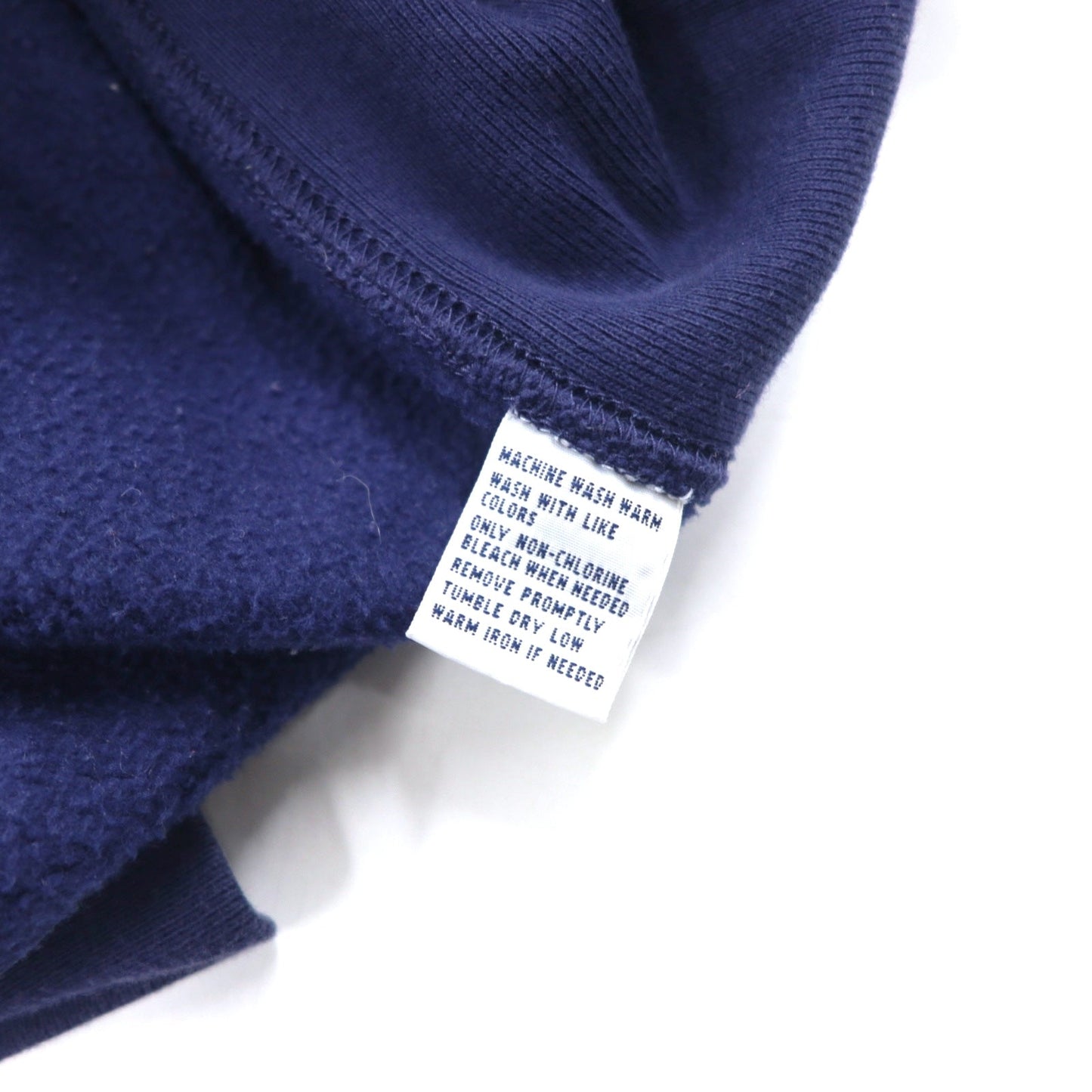 Polo by Ralph Lauren 90年代 デュアルマッチ 刺繍 ハーフボタン パーカー XL ネイビー コットン ナンバリング