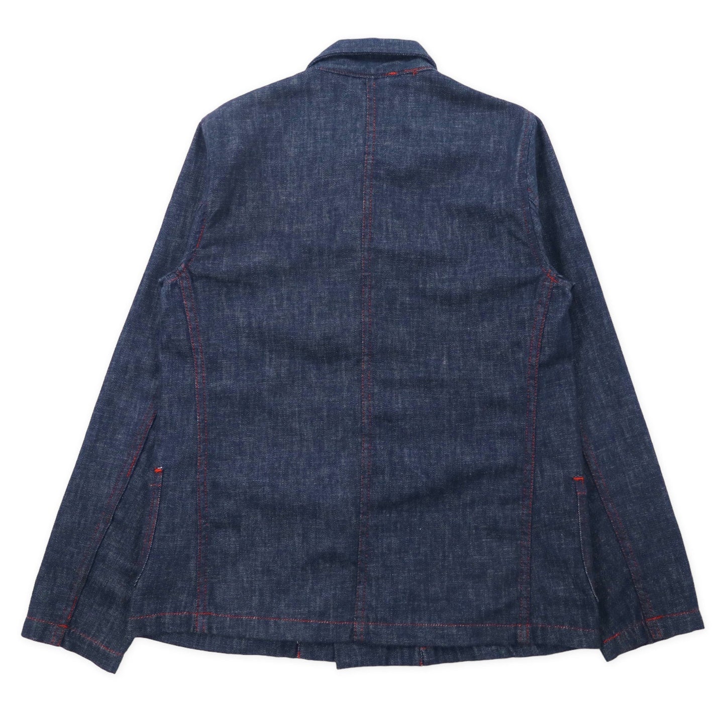 GARB USA製 デニム チャイナジャケット カバーオール S ブルー