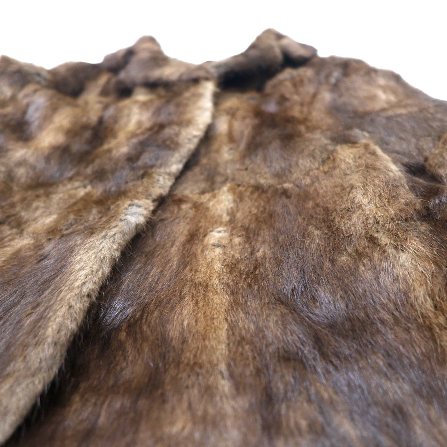 PELZHAUS FLAMM GESEKE ファージャケット 毛皮 FREE ブラウン ユーロヴィンテージ