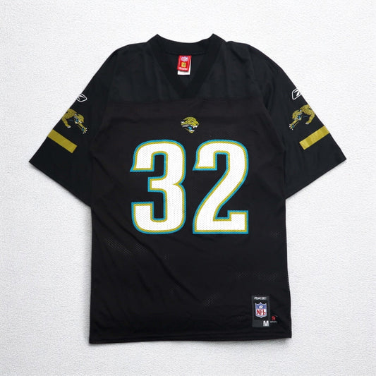 Reebok ゲームシャツ NFL PLAYERS フットボール ユニフォーム M ブラック メッシュ ナンバリング