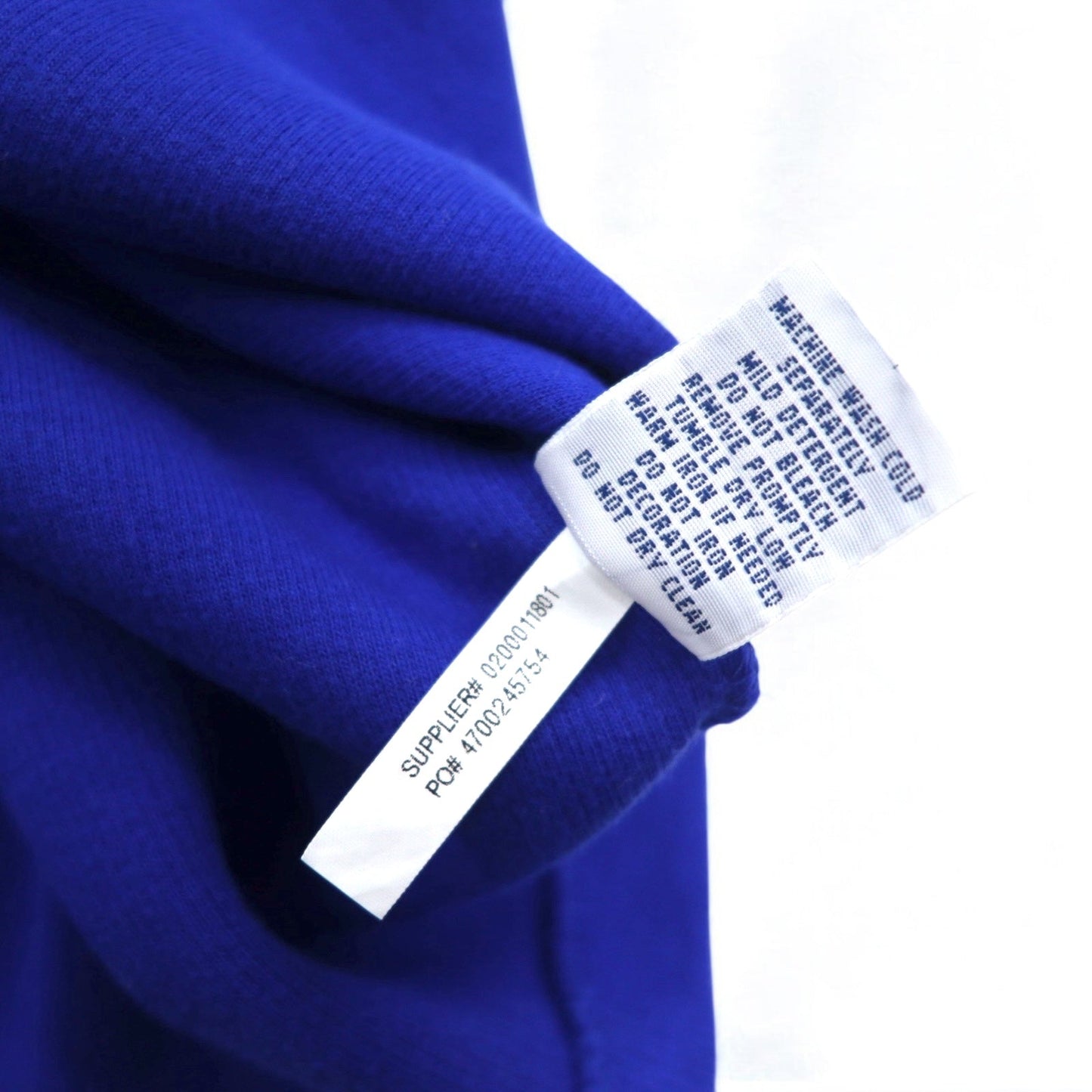 POLO RALPH LAUREN ハーフジップ スウェット L ブルー コットン スモールポニー刺繍