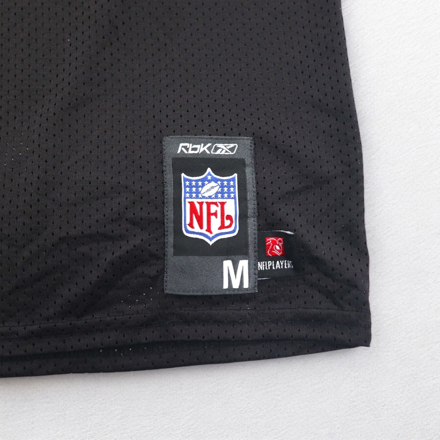 Reebok ゲームシャツ NFL PLAYERS フットボール ユニフォーム M ブラック メッシュ ナンバリング