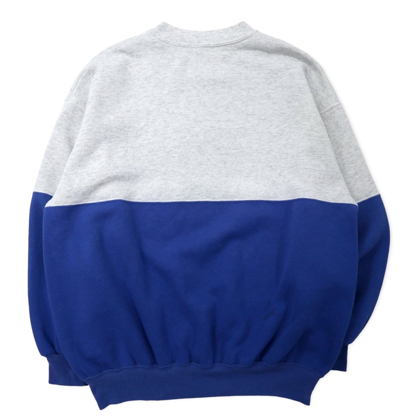 Dodger USA製 90年代 カレッジ プリント スウェット L グレー ブルー コットン ST. FRANCIS