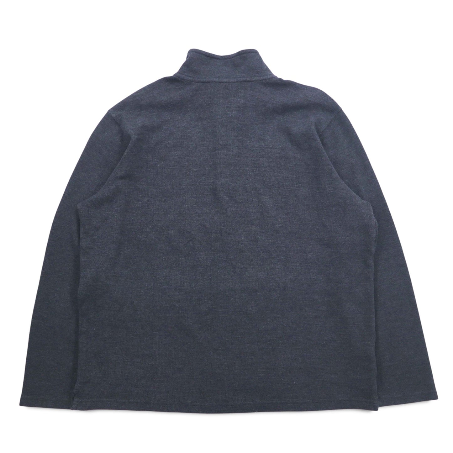 Eddie Bauer ハーフボタン スウェット XL グレー コットン