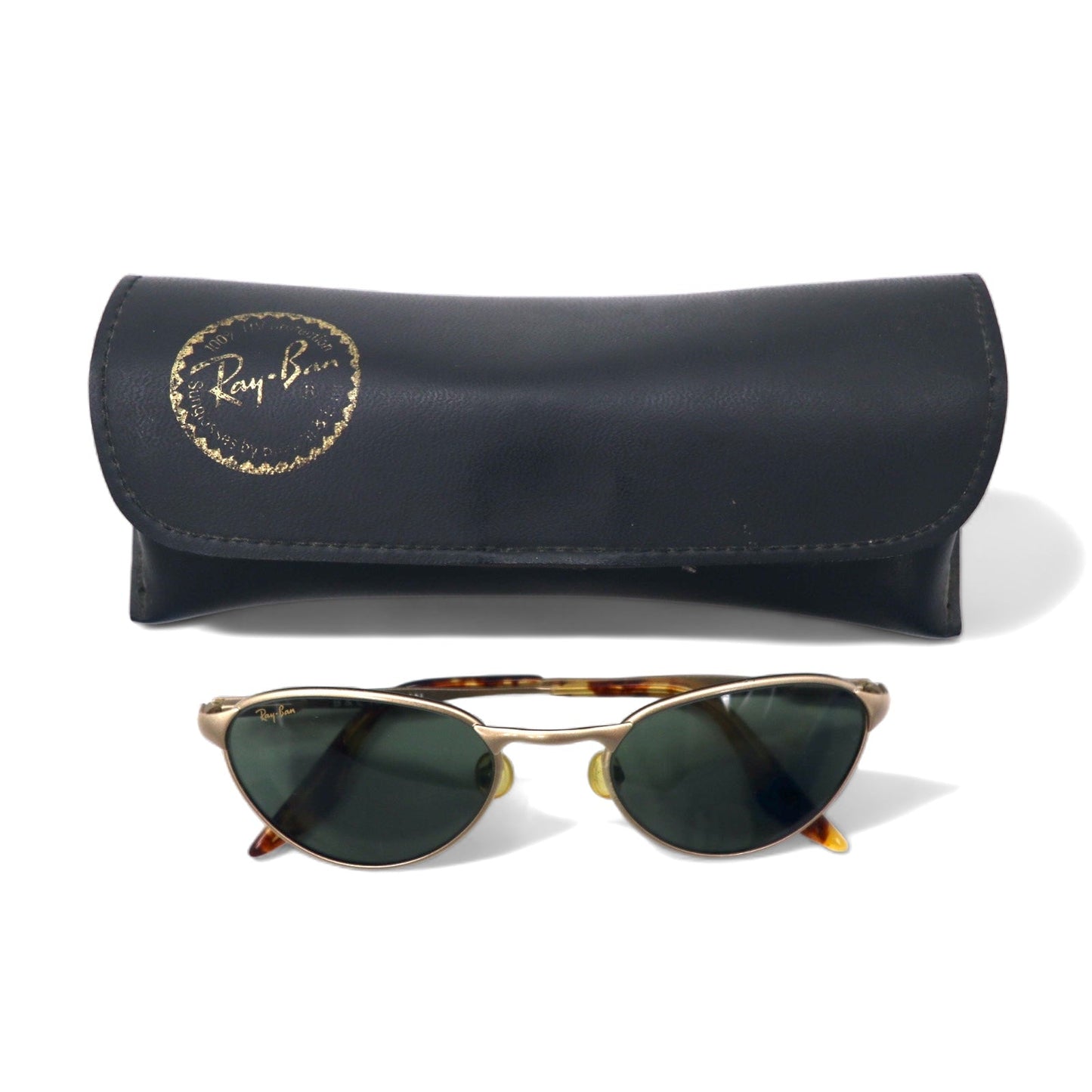 Ray-Ban ボシュロム社製 ヴィンテージ サイドストリート サングラス ゴールド メタル ベッコウ W2844 0NBK B&L Bausch & Lomb