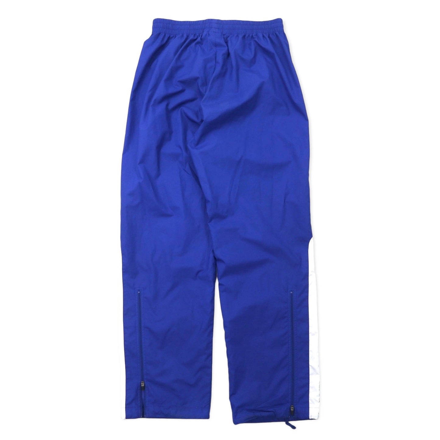 adidas 00年代 トラックパンツ ジャージ M ブルー ポリエステル 3ストライプス