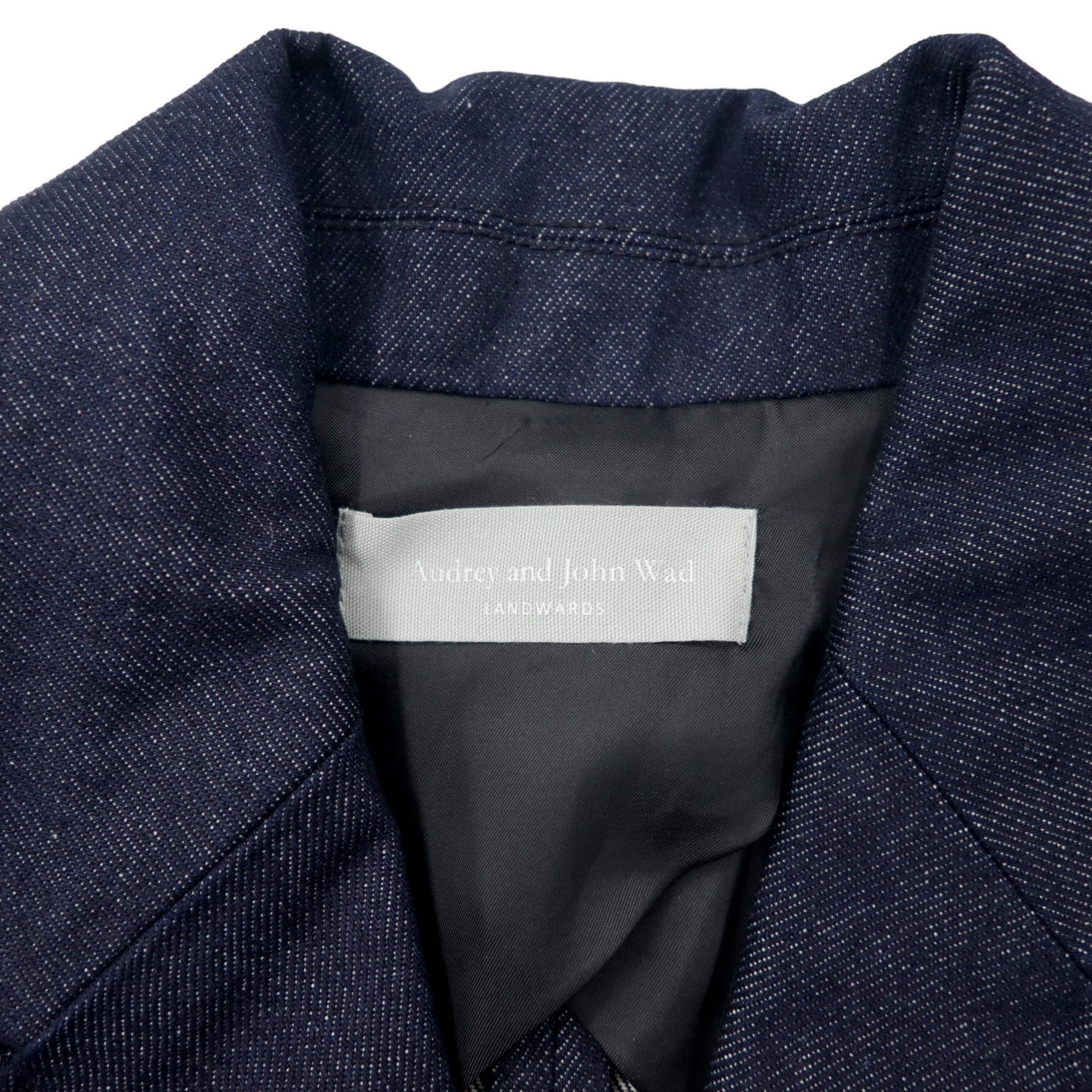 Audrey and John Wad WB ピークドジャケット ONE ネイビー 濃紺 デニム URBAN RESEARCH DOORS別注 H9205 2022年モデル
