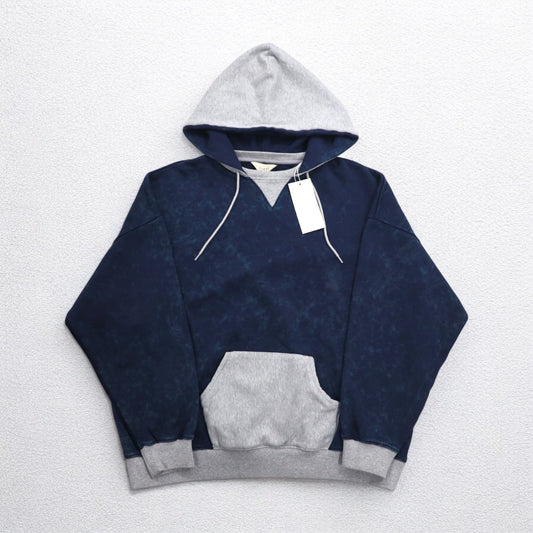 JieDa × FRUIT OF THE LOOM ツートン ヴィンテージ パーカー 2TONE VINTAGE PARKER M ネイビー グレー  後付け 前V Jie-21W-CT05 未使用品