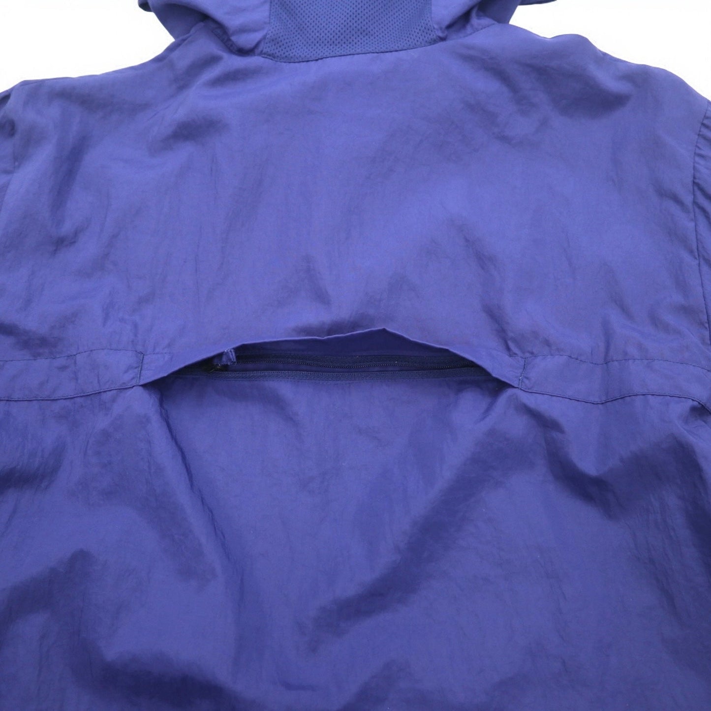 NIKE ハーフジップ アノラックパーカー M ネイビー 袖ロゴ スウォッシュ NSW JKT HD WVN PKBL 833867-429