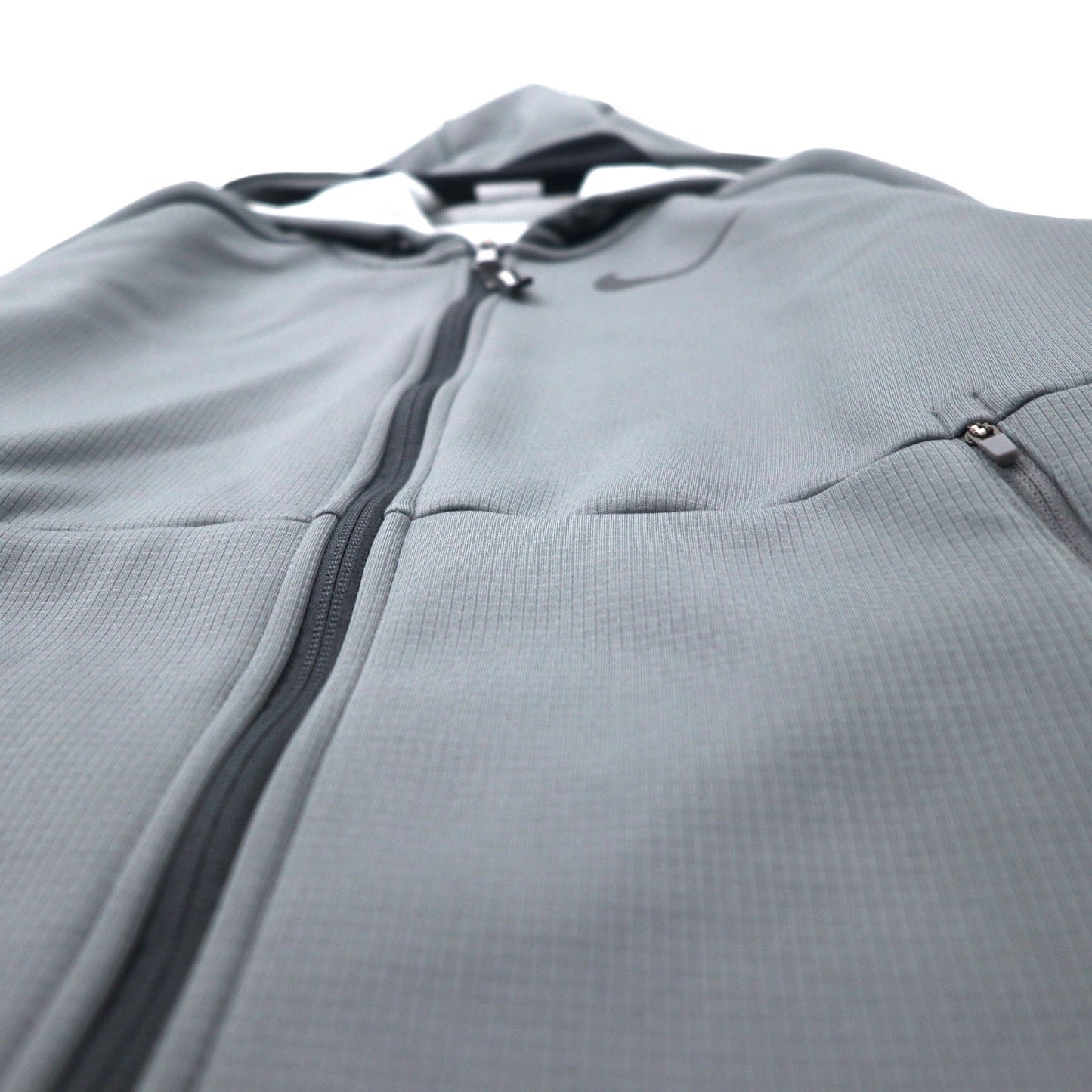 NIKE トラックジャケット ジャージ フーディ セットアップ S グレー ポリエステル THERMA-FIT DD2125-010