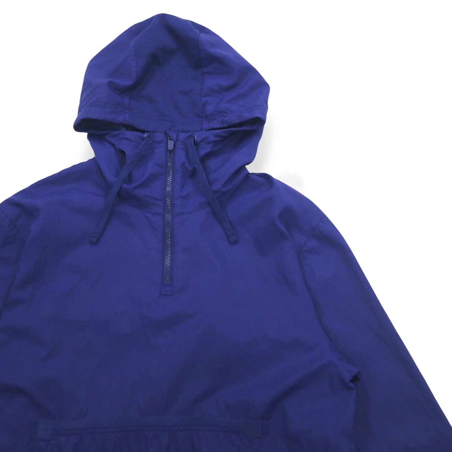 NIKE ハーフジップ アノラックパーカー M ネイビー 袖ロゴ スウォッシュ NSW JKT HD WVN PKBL 833867-429