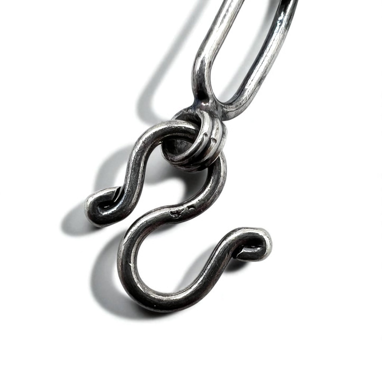 Vintage Silver Chain Necklace ヴィンテージ リンクチェーン 2WAY ネックレス 3連ブレスレット シルバー 925