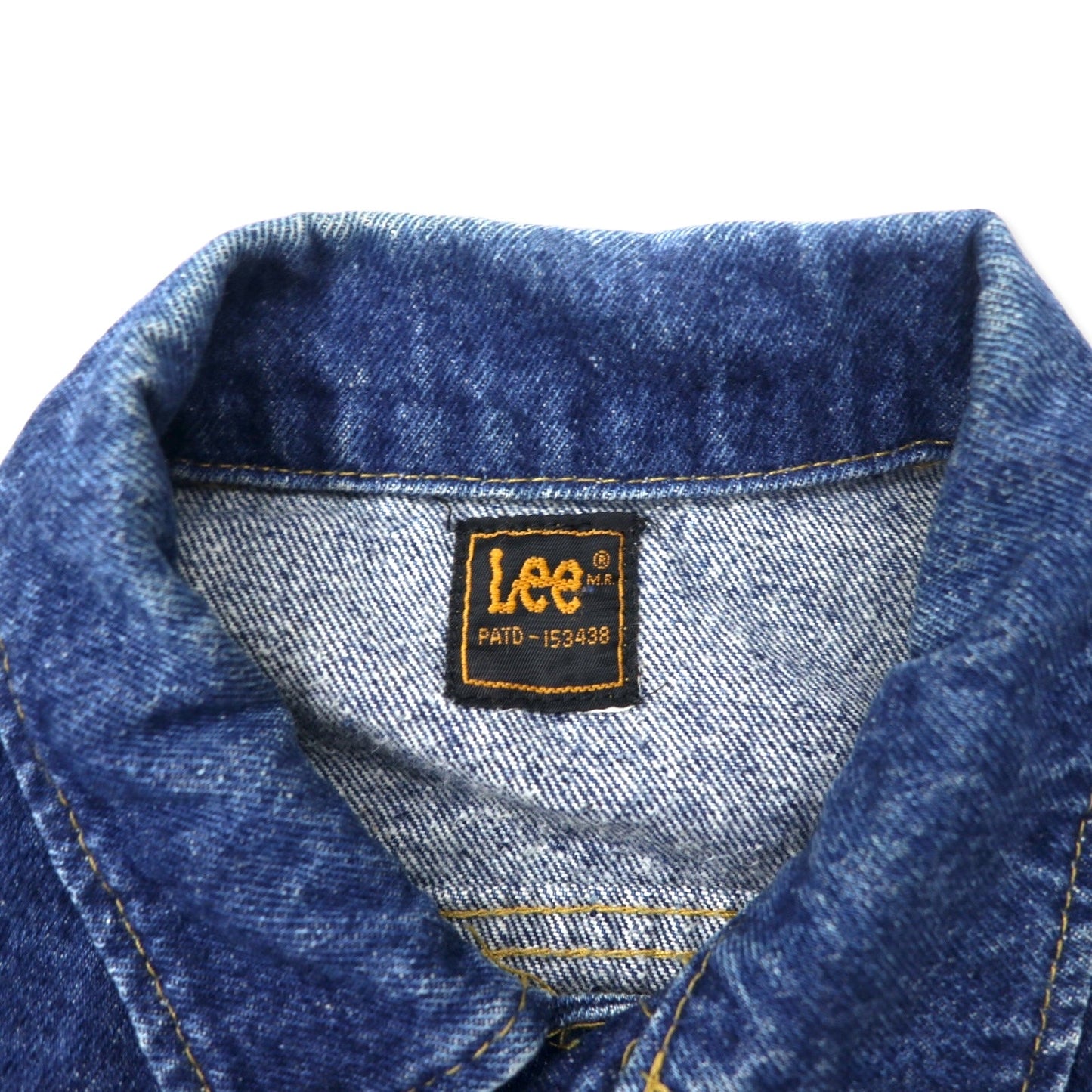 Lee 80年代 デニムジャケット Gジャン L ブルー コットン 153438
