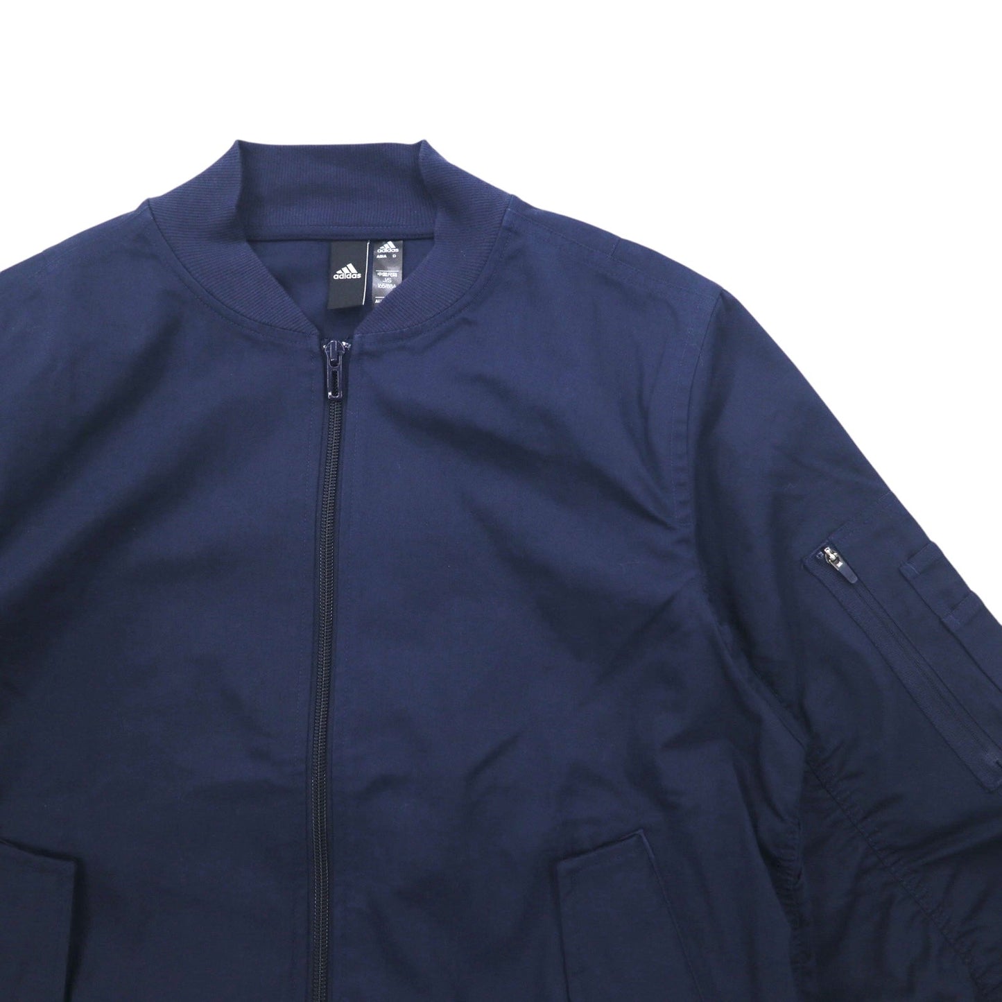 adidas MA-1 ボンバージャケット フライトジャケット S ネイビー コットン MFIBOMBJKAP GV5136