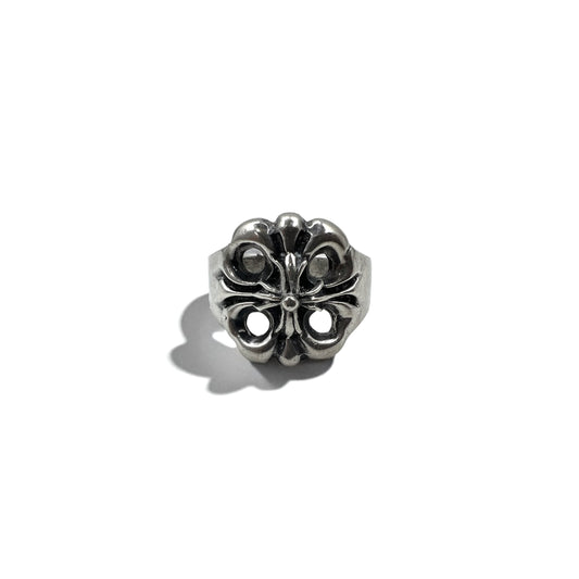 Vintage Silver Ring フローラルクロス リング 指輪 18号 シルバー 925 ゴシック ロック