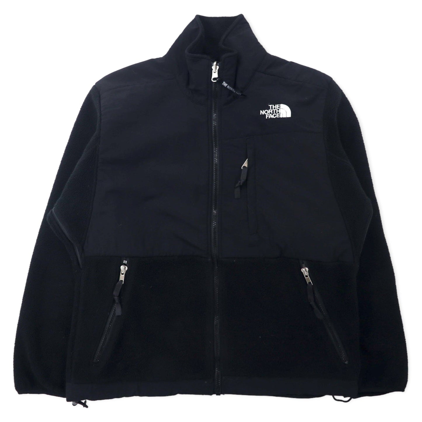 THE NORTH FACE デナリジャケット POLARTEC フリース S ブラック ポリエステルロゴ刺繍